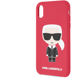 Xpro Karl Lagerfeld mobiltelefon tok - piros | Apple iPhone XR