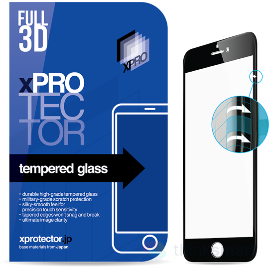 Xpro Tempered Glass 0.33 3D hajlított kijelzővédő üveg - fekete kerettel | Samsung Galaxy A5 2017