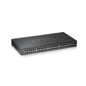 ZYXEL Switch 44x1000Mbps + 4xGigabit kombó SFP+ 2xGigabit SFP, Fémházas Menedzselhető (48GbE port), GS1920-48V2-EU0101F