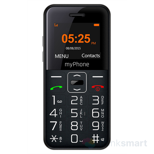 myPhone Halo Easy mobiltelefon - fekete